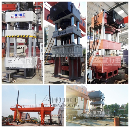 滕州液壓機生產現場圖