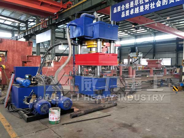 630噸礦用錨桿托盤液壓機生產線